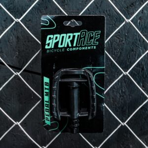 Pedal SportAce Bmx/Mtb Plastico Du Negro 9/16