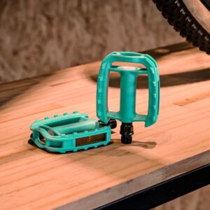 Pedal SportAce Bmx/Mtb Plastico Du Verde 9/16