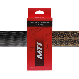 CINTA DE MANUBRIO MTI STAR NEGRO/DORADO