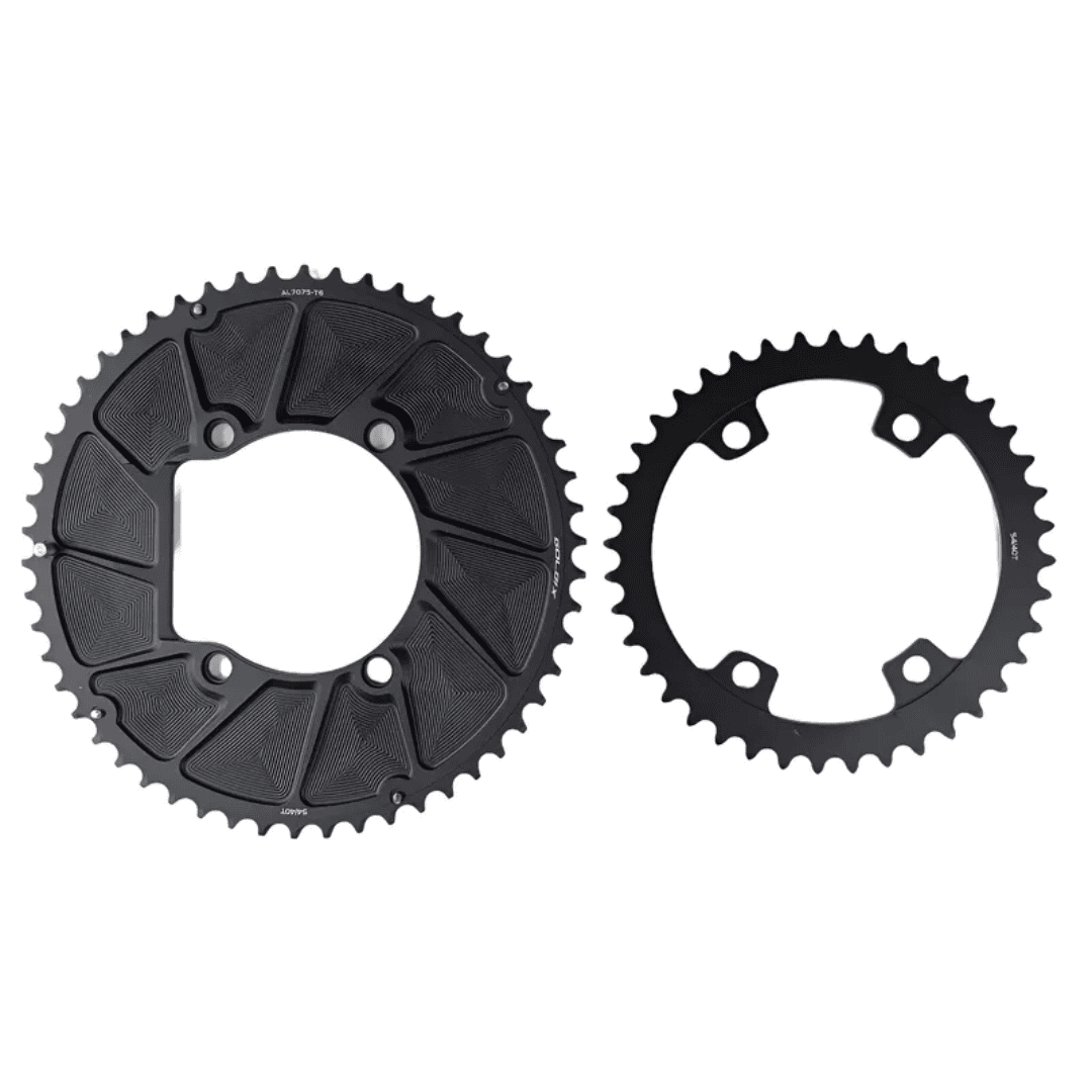 Biplato ruta aluminio 54/40 110BCD Asimétrico Tapado